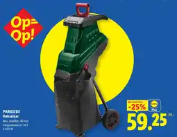 Lidl Parkside hakselaar aanbieding