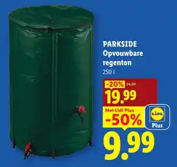 Lidl Parkside opvouwbare regenton aanbieding