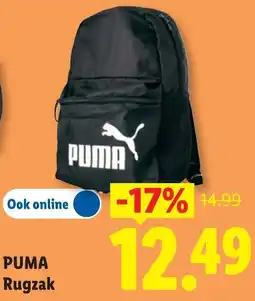 Lidl Puma rugzak aanbieding