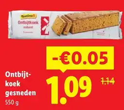 Lidl Ontbijtkoek gesneden aanbieding