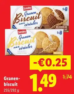 Lidl Granen biscuit aanbieding