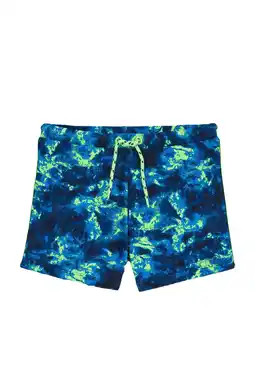 Wehkamp WE Fashion zwemboxer blauw/neon groen aanbieding