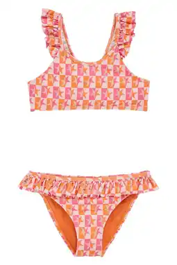 Wehkamp WE Fashion bikini met all over print roze aanbieding