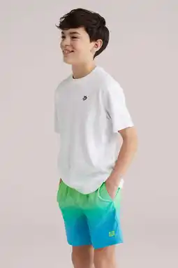 Wehkamp WE Fashion zwemshort groen/blauw aanbieding