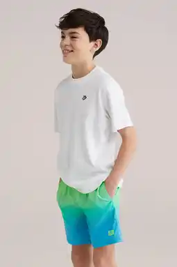 Wehkamp WE Fashion zwemshort groen/blauw aanbieding