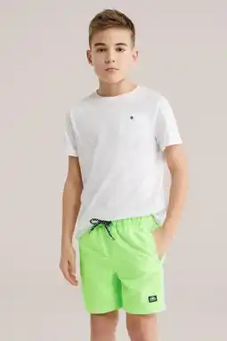 Wehkamp WE Fashion zwemshort limegroen aanbieding