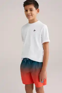 Wehkamp WE Fashion zwemshort rood/blauw aanbieding