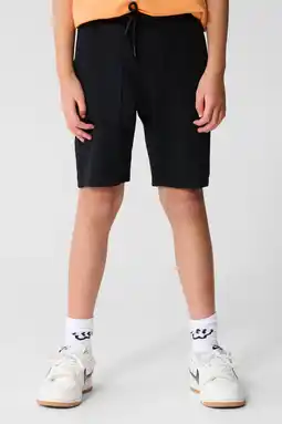 Wehkamp Shoeby regular sweatshort zwart aanbieding