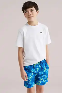 Wehkamp WE Fashion zwemshort blauw/groen aanbieding