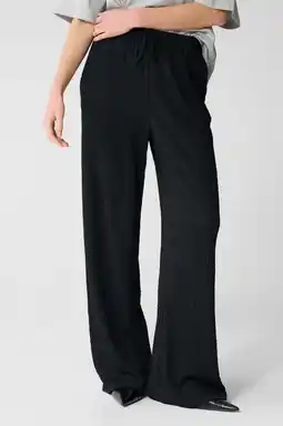 Wehkamp Shoeby highwaist casual broek zwart aanbieding