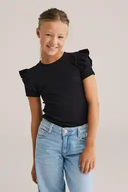 Wehkamp WE Fashion T-shirt zwart aanbieding