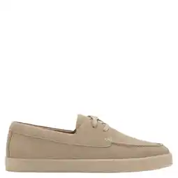 Wehkamp Mango Man suède veterschoenen beige aanbieding