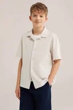 Wehkamp WE Fashion casual overhemd ecru aanbieding