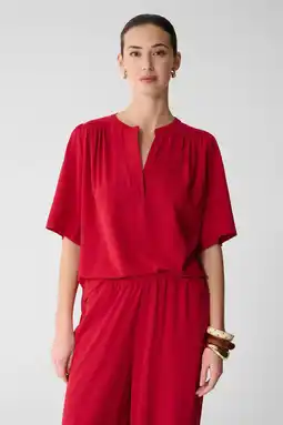 Wehkamp Shoeby blousetop rood aanbieding