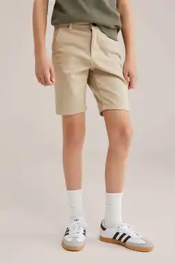 Wehkamp WE Fashion chino short beige aanbieding