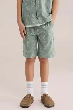 Wehkamp WE Fashion sweatshort groen aanbieding