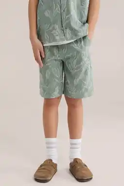 Wehkamp WE Fashion sweatshort groen aanbieding