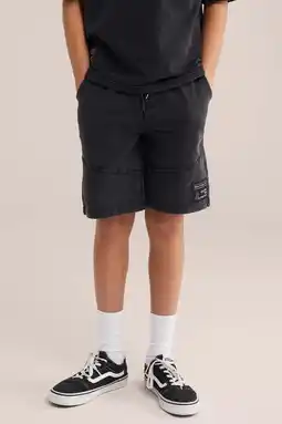 Wehkamp Salty Dog sweatshort zwart aanbieding