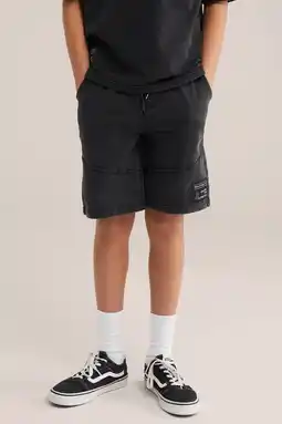 Wehkamp Salty Dog sweatshort zwart aanbieding