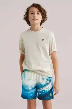 Wehkamp WE Fashion zwemshort blauw/wit aanbieding
