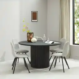 Wehkamp NOUS Living eetkamertafel Jaime (⌀140 cm) aanbieding