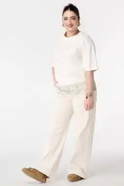 Wehkamp MS Mode T-shirt crème aanbieding