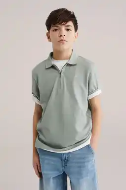Wehkamp WE Fashion polo lichtgroen aanbieding