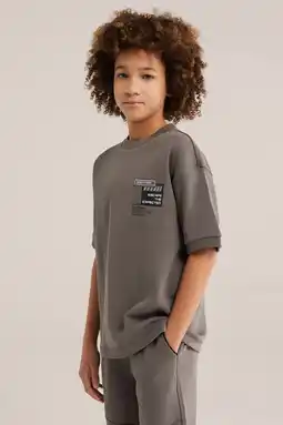 Wehkamp Salty Dog T-shirt taupe aanbieding