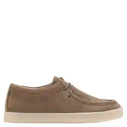 Wehkamp Mango Man suède veterschoenen lichtbruin aanbieding
