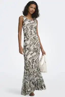 Wehkamp JDY maxi jurk met print - ecru aanbieding