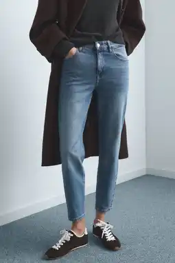 Wehkamp Mango slim fit jeans light blue denim aanbieding