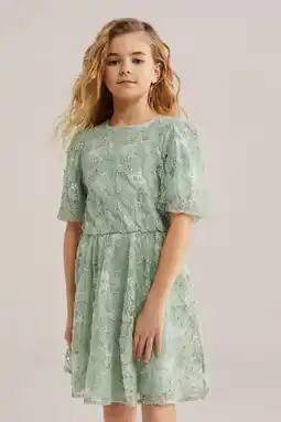 Wehkamp WE Fashion zomerjurk groen aanbieding