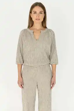 Wehkamp Moscow wide leg regularwaist gestreepte pantalon zwart aanbieding