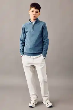 Wehkamp Mango Kids regular chino wit aanbieding