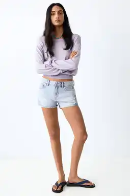 Wehkamp MANGO TEEN short light blue denim aanbieding