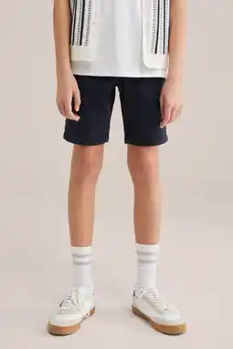 Wehkamp WE Fashion chino short donkerblauw aanbieding