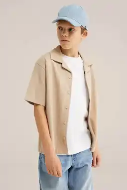 Wehkamp WE Fashion overshirt beige aanbieding