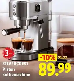 Lidl Silvercrest Piston koffiemachine aanbieding