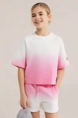 Wehkamp WE Fashion sweater roze/wit aanbieding