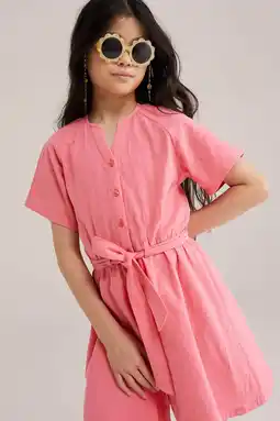 Wehkamp WE Fashion zomerjurk roze aanbieding