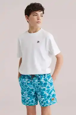 Wehkamp WE Fashion zwemshort turquoise aanbieding