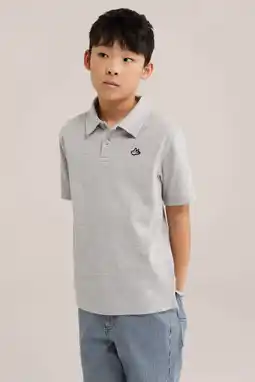 Wehkamp WE Fashion polo grijs melange aanbieding
