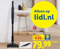Lidl Silvercrest accu steelstofzuiger aanbieding