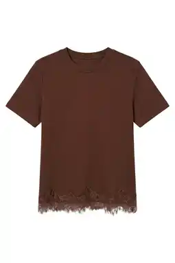 Wehkamp VERO MODA T-shirt - bruin aanbieding