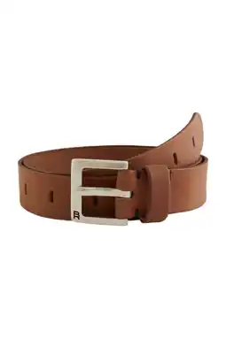 Wehkamp WE Fashion Blue Ridge leren riem cognac aanbieding