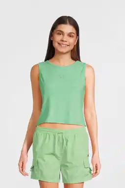Wehkamp Like Flo Young mouwloze top groen aanbieding