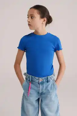Wehkamp WE Fashion T-shirt rib gebreid aanbieding