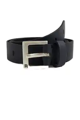 Wehkamp WE Fashion Blue Ridge leren riem zwart aanbieding