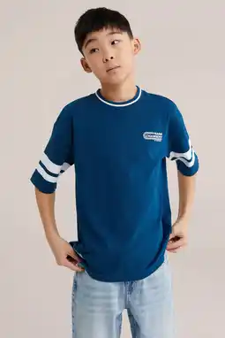 Wehkamp Bad Boys T-shirt met backprint blauw aanbieding