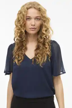 Wehkamp VILA top donkerblauw aanbieding